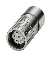 PHOENIX CONTACT 1628811 传感器连接器, M23 PRO Series, M23, 母, 4个信号 + 3个电源 + PE路, 压接插座-不包含触芯, 直形线缆安装