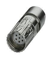 PHOENIX CONTACT 1629180 传感器连接器, M23 PRO Series, M23, 母, 7路, 压接插座-不包含触芯, 直形线缆安装