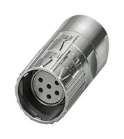 PHOENIX CONTACT 1629184 传感器连接器, M23 PRO Series, M23, 母, 6路, 压接插座-不包含触芯, 直形线缆安装