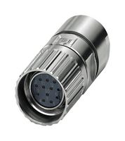 PHOENIX CONTACT 1629212 Sensor Connector, M23 PRO Series, M23, Female, 12 Positions, Crimp Socket - Contacts Not Supplied
