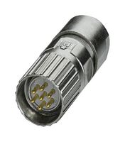 PHOENIX CONTACT 1629224 传感器连接器, M23 PRO Series, M23, 公, 7路, 压接插针-不包含触芯, 直形线缆安装