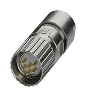 PHOENIX CONTACT 1629232 传感器连接器, M23 PRO Series, M23, 公, 6路, 压接插针-不包含触芯, 直形线缆安装