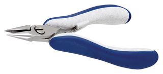 IDEAL-TEK ES6022.CR.BG Plier, HP, Snipe Nose, Serrated, 130 mm Overall Length, Ergo-Tek Slim Series