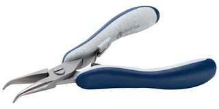 IDEAL-TEK ES6023B.CR.BG Plier, HP, Bent Nose, Smooth, 140 mm Overall Length, Ergo-Tek Slim Series