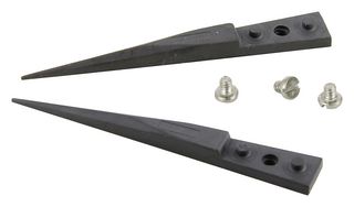 IDEAL-TEK A73ZJ Tweezer Tip, Straight, Pointed, ZTA, 50 mm Overall Length