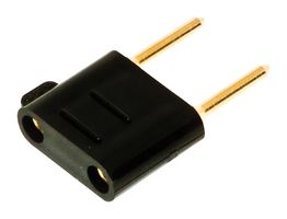MUELLER ELECTRIC BU-P3452. 测试连接器, Tip插头, Mueller P4543或标准0.08英寸插口, 3 kV, 5 A, 黑色