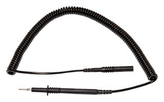 MUELLER ELECTRIC BU-4061-C-24-0. 测试探头, 测试末端探头, 4mm香蕉插头, 带护罩, 24 ", 610 mm, 黑色, 20 A
