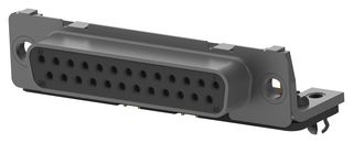 AMP - TE CONNECTIVITY 1-106507-2 D-Sub 连接器, 标准, 插座, AMPLIMITE HD-20, 25 触点, DB, 通孔安装