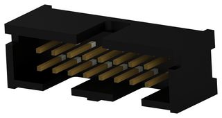 AMP - TE CONNECTIVITY 5103310-3 Pin Header, Wire-to-Board, 2.54 mm, 2 Rows, 16 Contacts, Through Hole Right Angle, AMP-LATCH