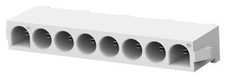 AMP - TE CONNECTIVITY 641828-1 Pin Header, Wire-to-Board, 6.35 mm, 1 Rows, 8 Contacts, Through Hole Straight