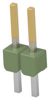 TE CONNECTIVITY - AMP 826646-2 引脚针座, 板至板, 2.54 mm, 1 排, 2 触点, 通孔直型, AMPMODU II