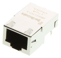 TE CONNECTIVITY 1888250-3 模块连接器, RJ45 插座, 1 x 1 (端口), 8P8C, Cat5, 通孔安装