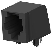 AMP - TE CONNECTIVITY 5520250-3 模块连接器, RJ25 插座, 1 x 1 (端口), 6P6C, Cat3, 通孔安装
