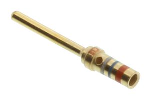 TE CONNECTIVITY - DEUTSCH 2560-201-2031L 圆形连接器触点, MIL-DTL-39029, 公, 压接, 20 AWG, 24 AWG, MIL-DTL-24308系列圆形外壳连接器