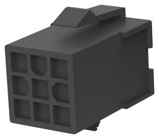 TE CONNECTIVITY - AMP 1-172161-9 连接器外壳, Mini-Universal MATE-N-LOK, 插座, 9 路, 4.2 mm, AMP Mini-Universal MATE-N-LOK系列触芯