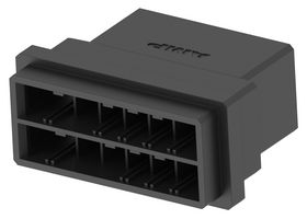 TE CONNECTIVITY - AMP 1-179554-6 Connector Housing, Dynamic 3000, Plug, 12 Ways, 5.08 mm, AMP Dynamic 3000 Series Contacts