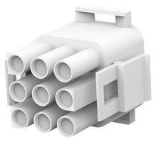TE CONNECTIVITY 1-1863003-2 Connector Housing, Universal MATE-N-LOK, Plug, 9 Ways, 6.35 mm