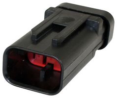 TE CONNECTIVITY 776535-1 连接器外壳, AMPSEAL, 插座, 2 路, 4.5 mm, AMP AMPSEAL系列插针触芯