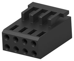 AMP - TE CONNECTIVITY 926476-4 Connector Housing, Receptacle, 8 Ways, 2.54 mm, Mod IV Socket Contacts