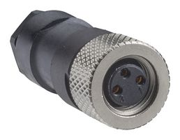 TELEMECANIQUE SENSORS XZCC8FDM30S 传感器连接器, OsiSense Series, M8, 母, 3路, 焊接插座, 直形线缆安装