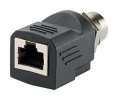 PANDUIT ICAM12DRJS In-Line Adapter, D-Code, Adapter, In-Line, M12 Socket, RJ45, IndustrialNet Series