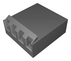MOLEX 09-93-0400 连接器外壳, KK 396 3069 Series, 插座, 4 路, 3.96 mm, Molex KK 396 系列 2478、2578 母压接端子