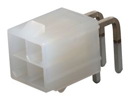 MOLEX 26-01-3115 引脚针座, 电源, 4.2 mm, 2 排, 4 触点, 通孔直角, Mini-Fit Jr. 5569