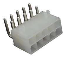 MOLEX 39-30-1181 引脚针座, 线至板, 4.2 mm, 2 排, 18 触点, 通孔直角, Mini-Fit Jr. 5569 Series