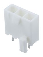 MOLEX 46014-0304 引脚针座, 线至板, 4.2 mm, 1 排, 3 触点, 通孔直型, Mini-Fit Plus 46014