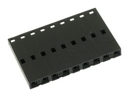 MOLEX 50-57-9009 Connector Housing, Black, SL 70066 Series, Receptacle, 9 Ways, 2.54 mm