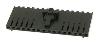 MOLEX 50-57-9418 Connector Housing, Black, SL 70066 Series, Receptacle, 18 Ways, 2.54 mm