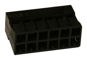 MOLEX 51110-1250 连接器外壳, 黑色, Milli-Grid 51110 Series, 插座, 12 路, 2 mm, Molex Milli-Grid 50394 和 87396 系列母压接端子