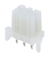 MOLEX 15-24-7060 PCB Receptacle, Board-to-Board, Wire-to-Board, 4.2 mm, 2 Rows, 6 Contacts, Female Receptacle