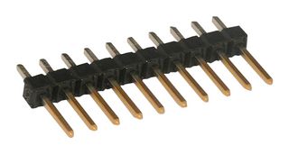 MOLEX 22-28-4105 Pin Header, Board-to-Board, Wire-to-Board, 2.54 mm, 1 Rows, 10 Contacts, Through Hole Straight