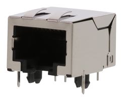 MOLEX 43202-8817 模块连接器, RJ45 插座, 1 x 1 (端口), 8P8C, Cat3, 面板安装, 通孔安装