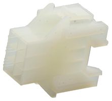 MOLEX 15-06-0065 Connector Housing, Natural, Mini-Fit BMI 42475 Series, Plug, 6 Ways, 4.2 mm