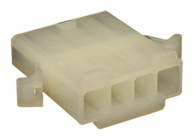 MOLEX 15-31-1041 连接器外壳, 自然色, 5025 Series, 插头, 4 路, 4.8 mm, Molex 5006系列公压接端子