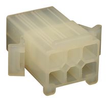 MOLEX 15-31-1061 连接器外壳, 自然色, 5025 Series, 插头, 6 路, 4.8 mm, Molex 5006系列公压接端子