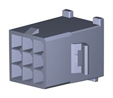 MOLEX 15-31-1091 连接器外壳, 自然色, 5025 Series, 插头, 9 路, 4.8 mm, Molex 5006系列公压接端子