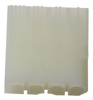 MOLEX 19-09-1042 连接器外壳, 自然色, Standard .093" 1991 Series, 插座, 4 路, 6.3 mm