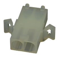 MOLEX 19-09-2027 连接器外壳, 自然色, Standard .093" 3191 Series, 插头, 2 路, 6.7 mm