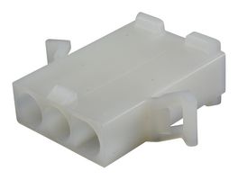 MOLEX 19-09-2037 连接器外壳, 自然色, Standard .093" 3191 Series, 插头, 3 路, 6.7 mm