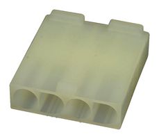 MOLEX 19-09-2046 连接器外壳, 自然色, Standard .093" 3191 Series, 插头, 4 路, 6.7 mm