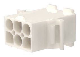 MOLEX 19-09-2067 连接器外壳, 自然色, Standard .093" 3191 Series, 插头, 6 路, 6.7 mm