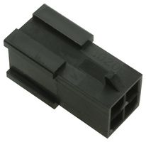 MOLEX 43020-0409 连接器外壳, Micro-Fit 3.0 43020, 插头, 4 路, 3 mm, Molex Micro-Fit 3.0 43031系列插针触芯
