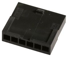 MOLEX 43640-0409 连接器外壳, 黑色, Micro-Fit 3.0 43640 Series, 插头, 4 路, 3 mm, Molex Micro-Fit 43031 系列公压接端子