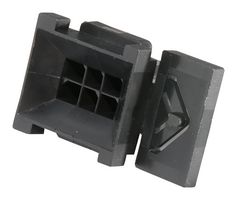 MOLEX 44300-0600 连接器外壳, 黑色, Micro-Fit BMI 44300 Series, 插头, 6 路, 3 mm, Molex Micro-Fit 43031 系列公压接端子