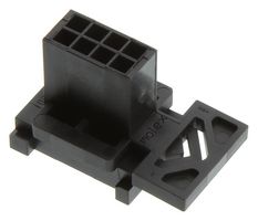 MOLEX 44300-0800 连接器外壳, 黑色, Micro-Fit BMI 44300 Series, 插头, 8 路, 3 mm, Molex Micro-Fit 43031 系列公压接端子
