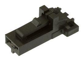 MOLEX 50-57-9702 Connector Housing, Black, SL 70066 Series, Receptacle, 2 Ways, 2.54 mm