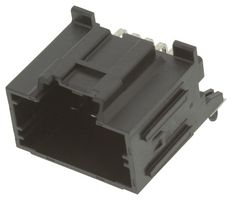 MOLEX 34696-0101 引脚针座, 2.54mm, 5.25mm Pitch, 汽车应用、线对板连接, 2 排, 10 触点, 通孔直角, Stac64 34696 Series